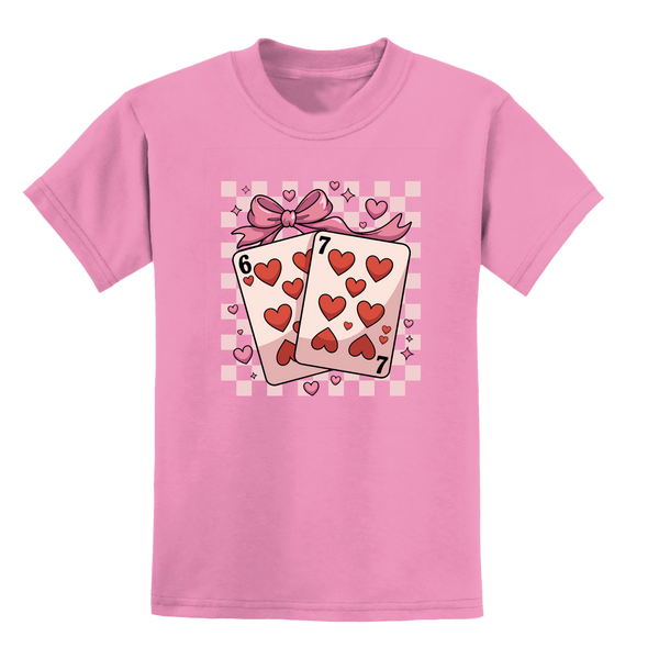 Lucky 6 & 7 Hearts T-Shirt | Back Porch Apparel 67