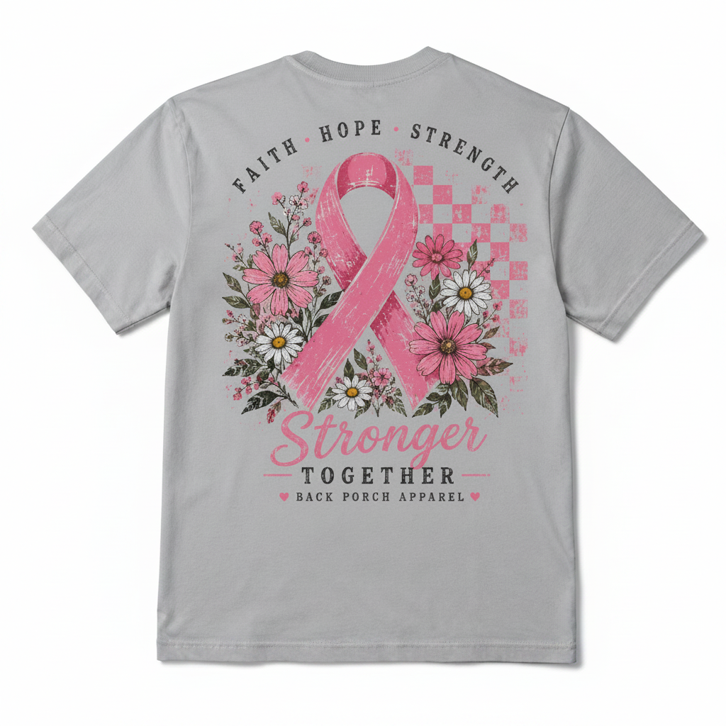 Back Porch Apparel Breast Cancer Shirt