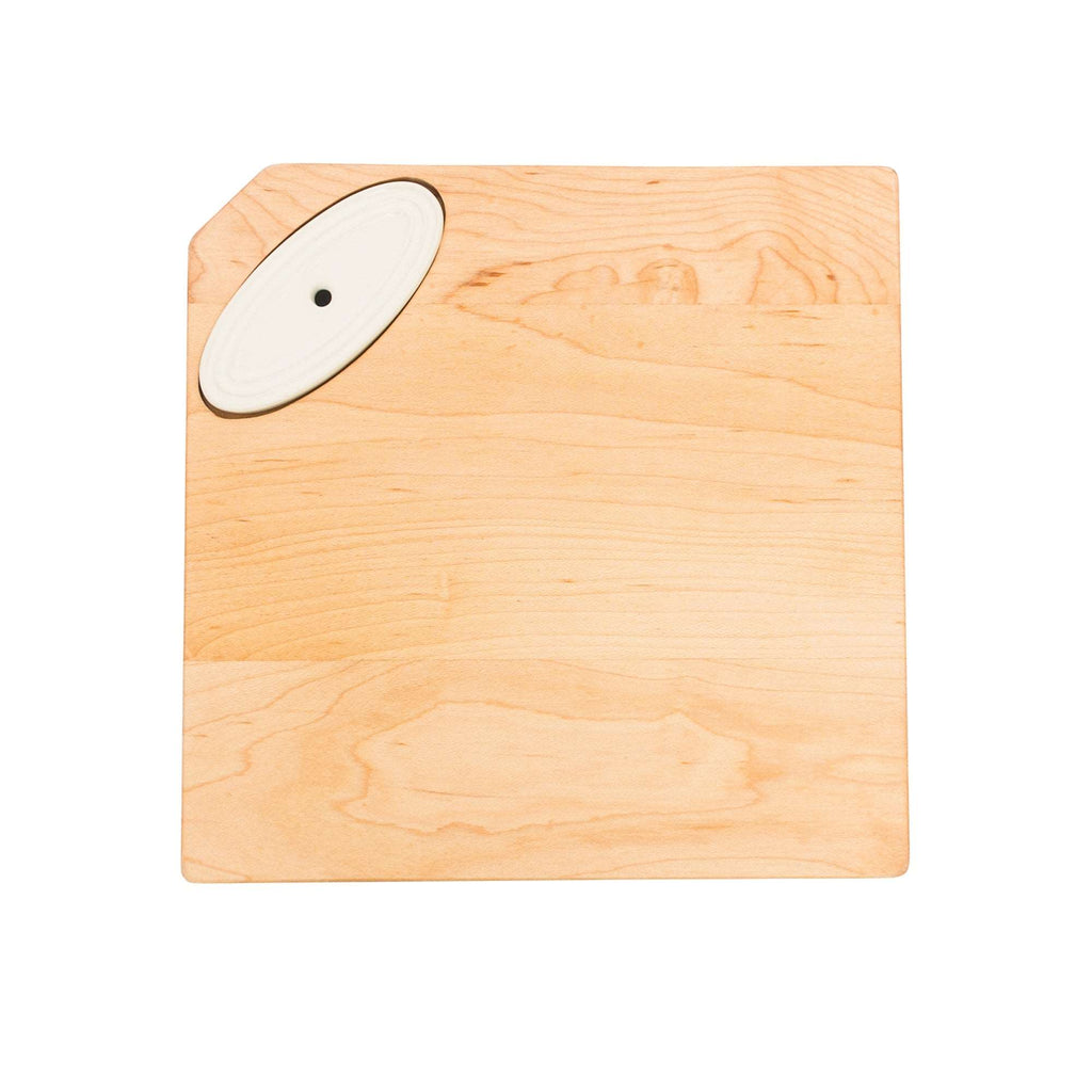 Maple Wooden Cheese Board by Nora Fleming