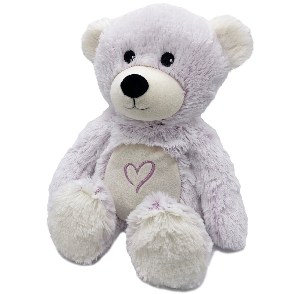 Warmies® Love Heart Bear Weighted Stress Relieving Stuff Animal Plush