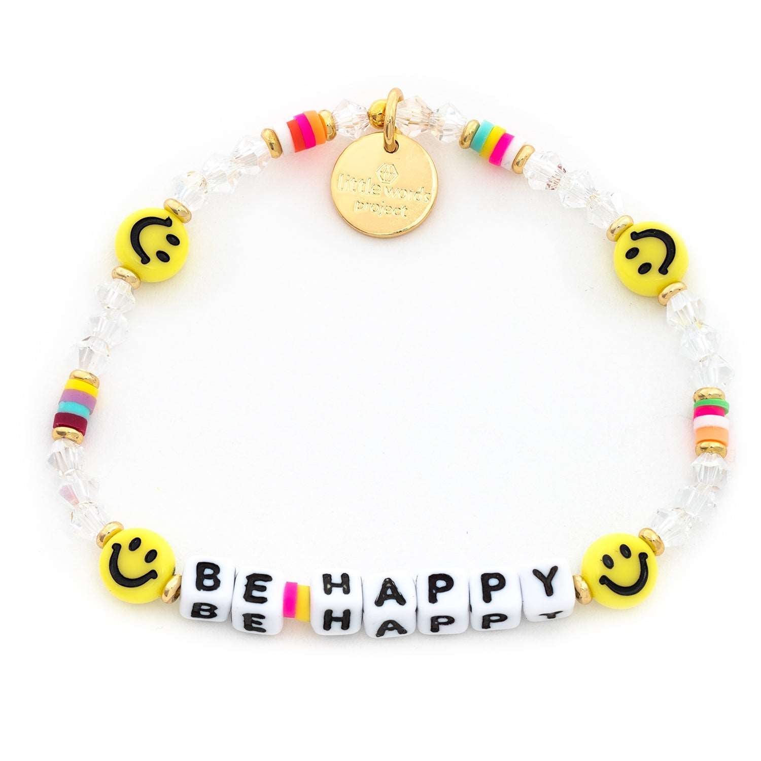 Be Happy with Lucky Symbols Little Words Project Trackable Bracelet