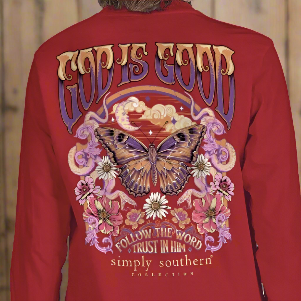 Simply Southern Follow Long Sleeve Graphic T-Shirt