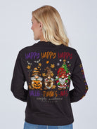 Simply Southern Happy Everything Gnomes Long Sleeve Graphic T-Shirt