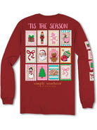 Simply Southern Christmas Stamps Long Sleeve T-Shirt