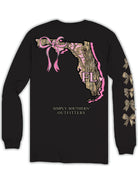 Simply Southern Pink Camouflage Florida Long Sleeve T-Shirt