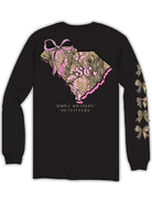 Simply Southern Pink Camouflage South Carolina Long Sleeve T-Shirt