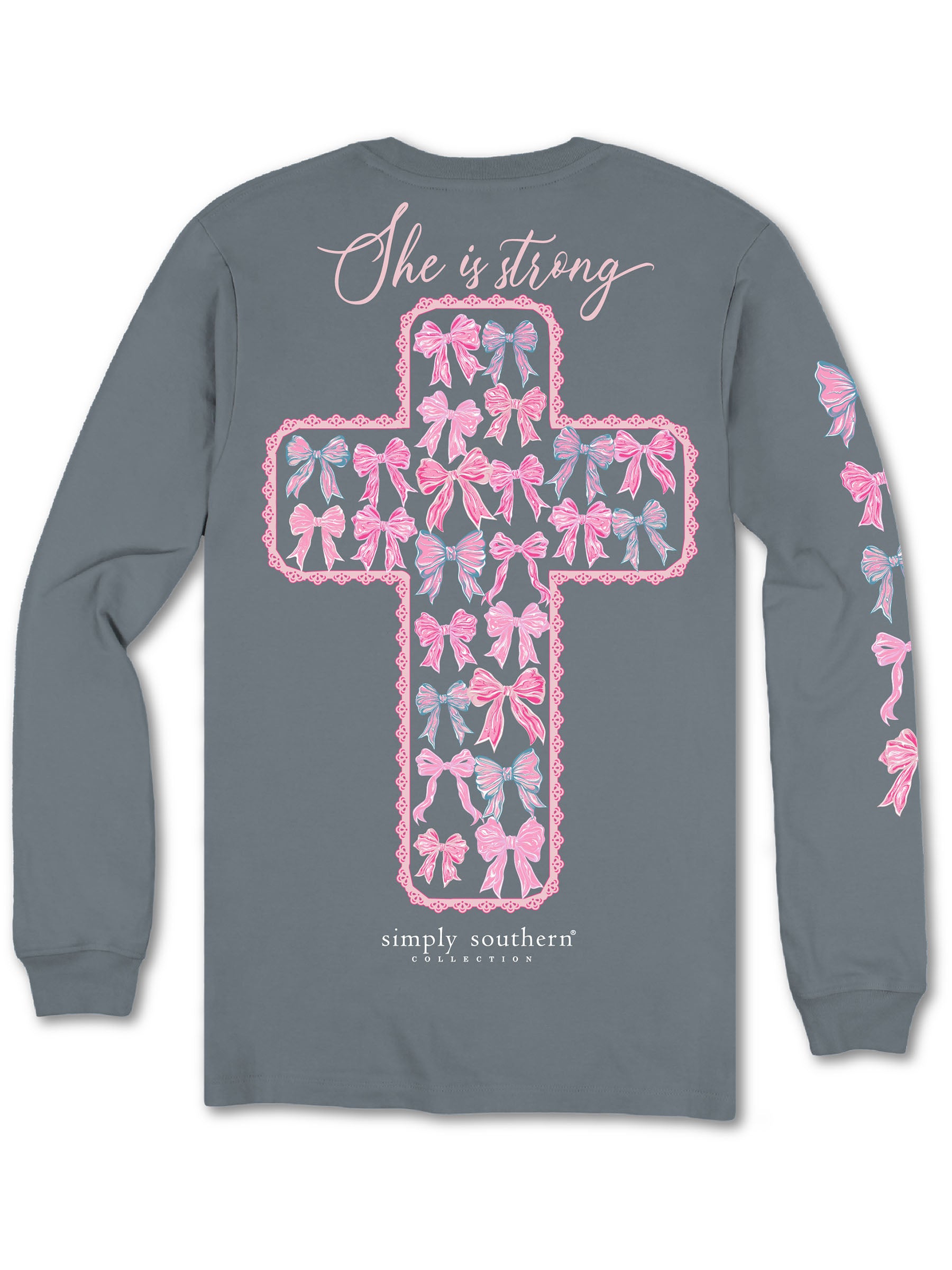 Simply Southern Strong Bows Long Sleeve T-Shirt