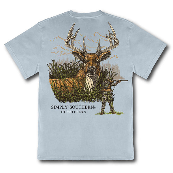 Simply Southern Mineral Wash Deer Hunter Short Sleeve T-Shirt