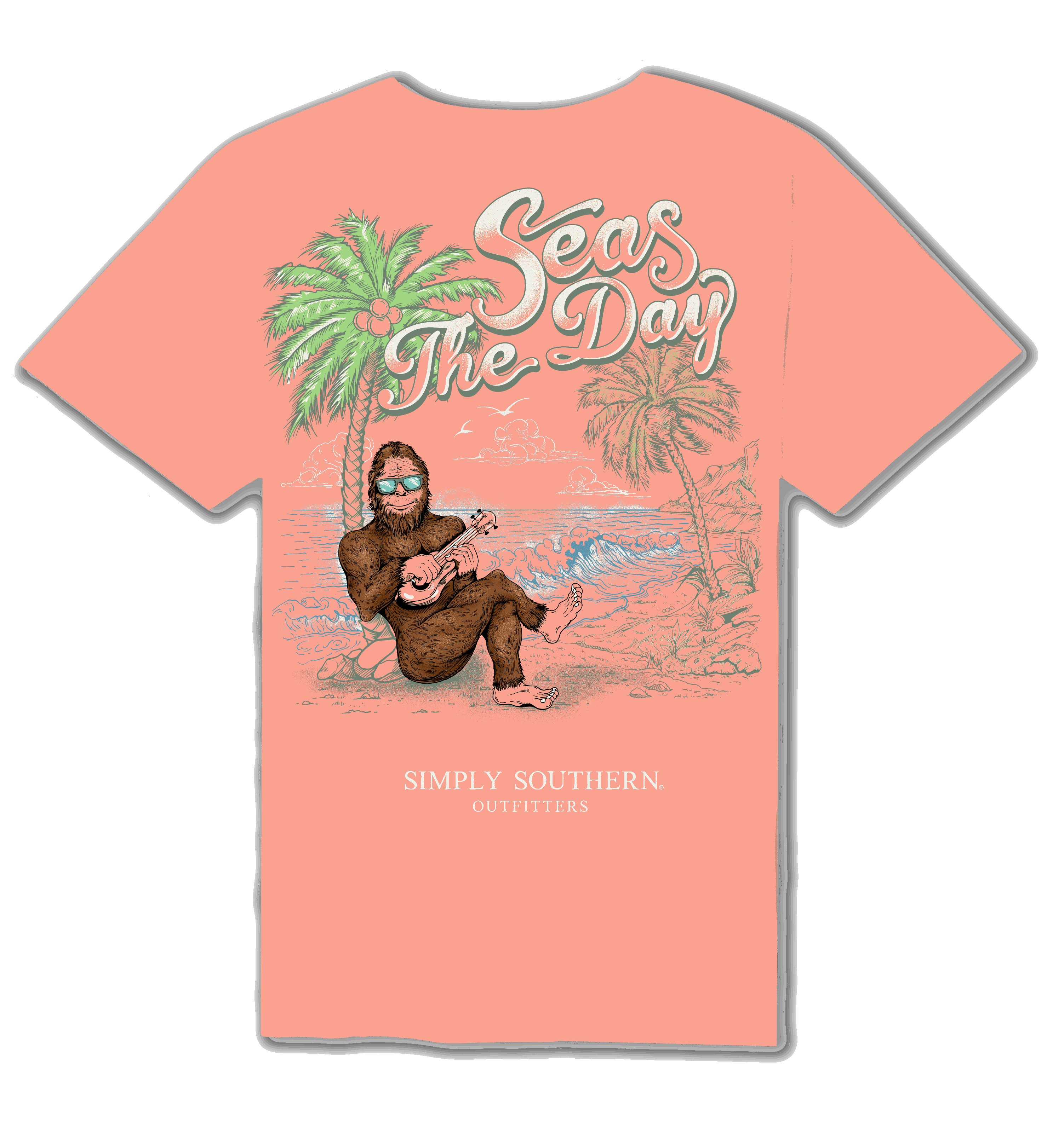 Bigfoot Serenade Men's T-Shirt – Simply Southern's Beach Escape Edition