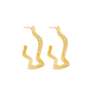 Mi Tesoro Wavelength Preciosa Earrings - Gold