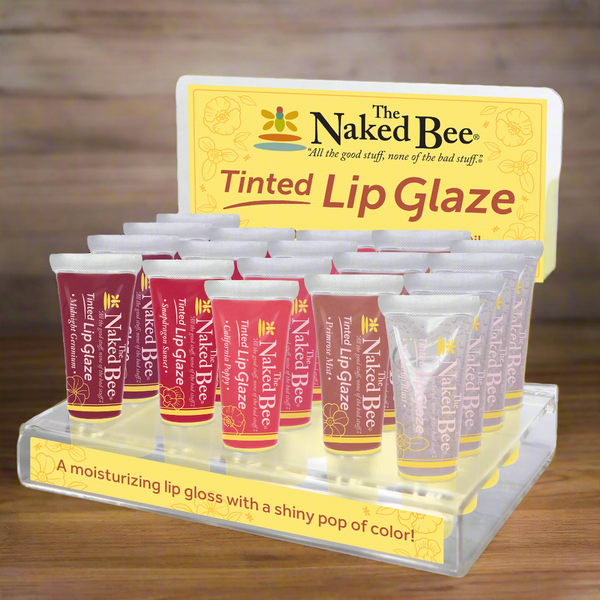 The Naked Bee Tinted Lip Glaze – Buildable Color & Hydration