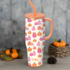 SWIG 40oz Mega Mug Pumpkins and Bows Tumbler With Straw and Lid