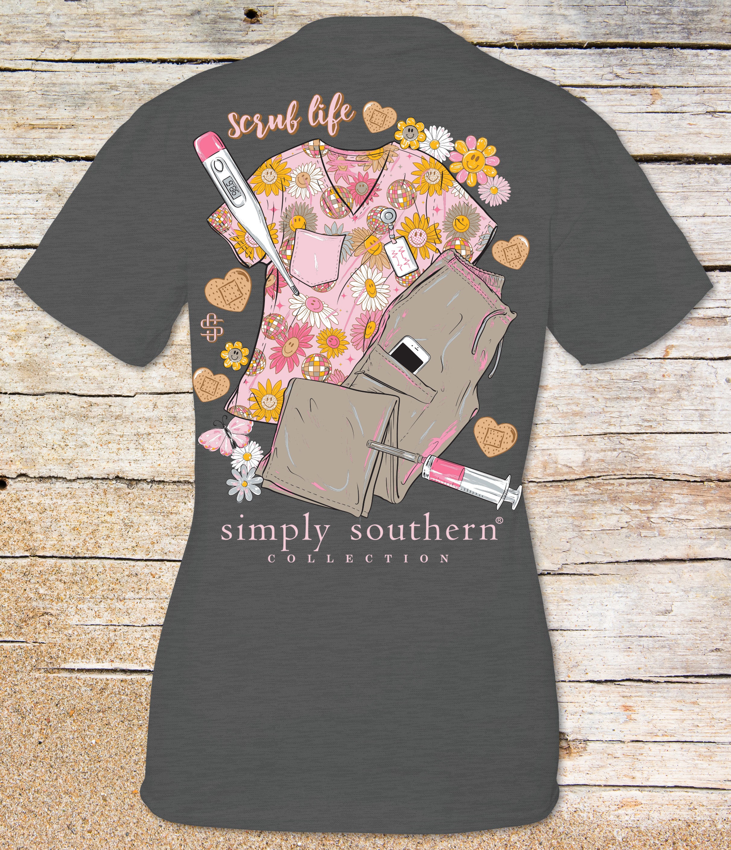 simply southern scrub shirt