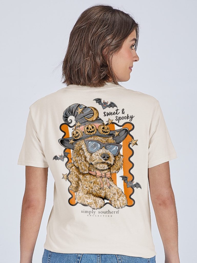 Simply Southern Sweet Spooky Dog Short Sleeve Graphic T-Shirt