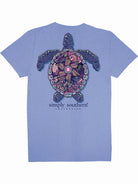 Simply Southern Women’s Mandela Tracking Turtle Short Sleeve Graphic T-Shirt Back View