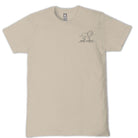 Simply Southern clay t-shirt with small lion Conserve & Protect chest graphic