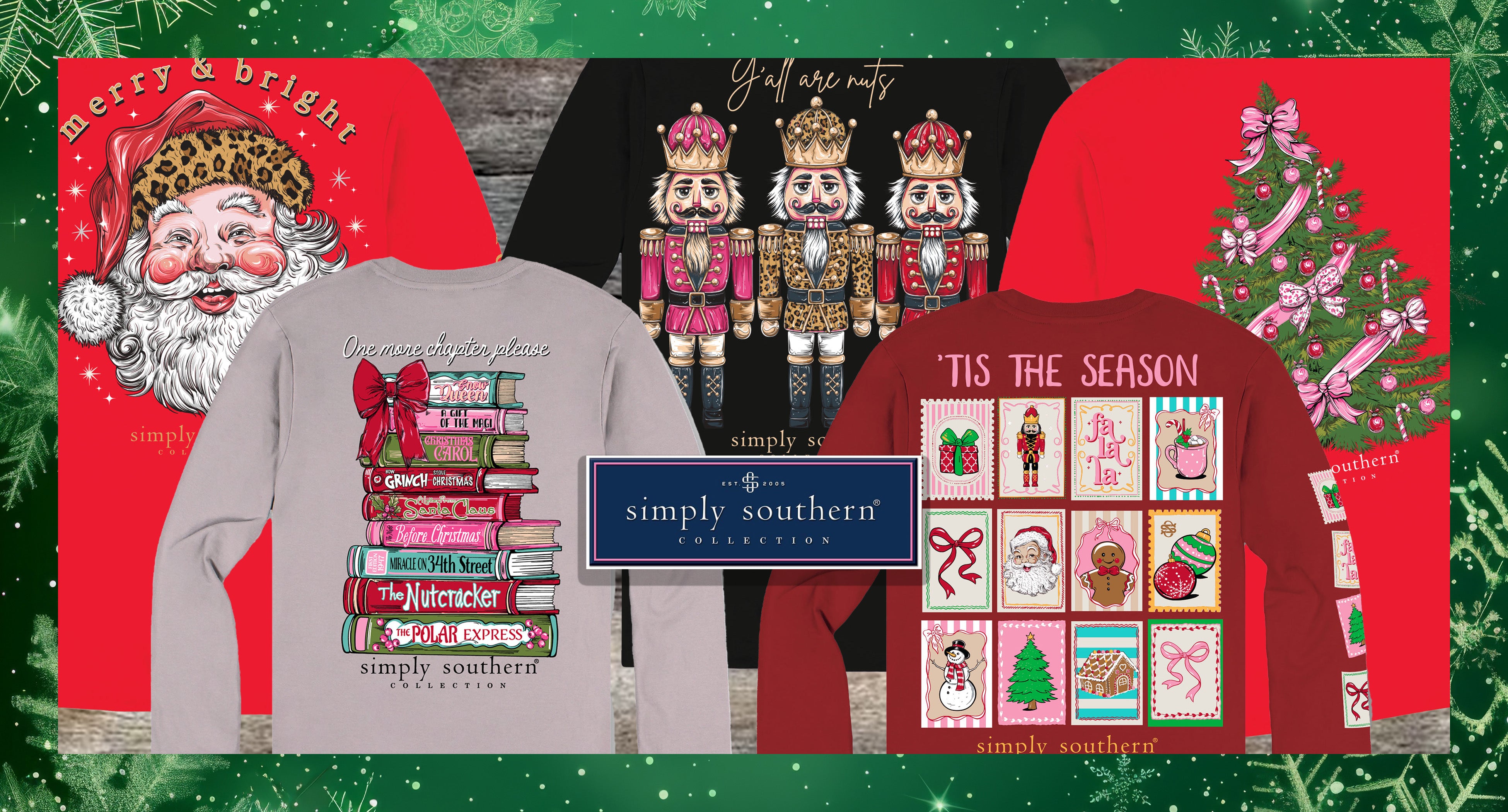 Simply Southern apparel and seasonal graphic tees displayed at Turnmeyers.