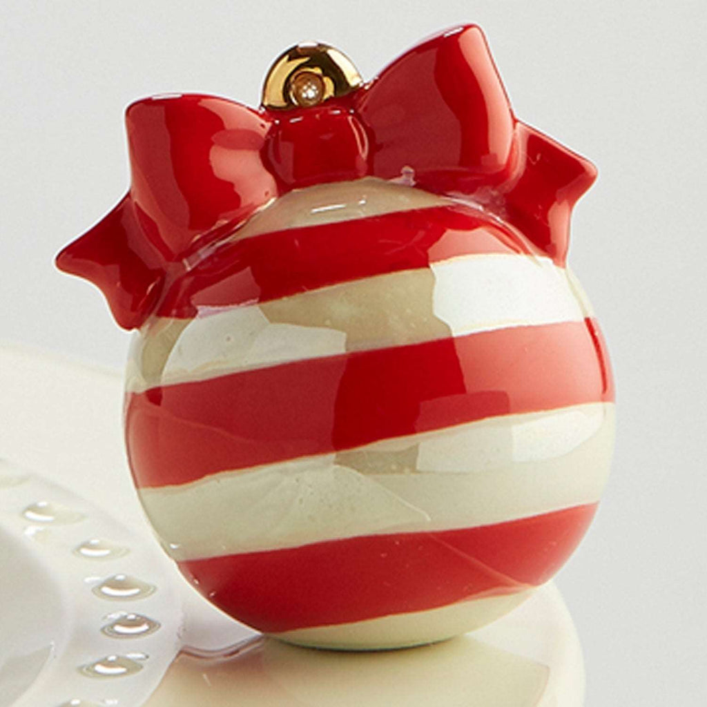 Deck The Halls Red Christmas Tree Ornament Mini by Nora Fleming