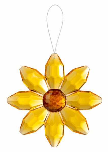Cheerful Acrylic Sunflower: 4.5" Diameter - Versatile Decor for Holidays and Everyday Sunshine