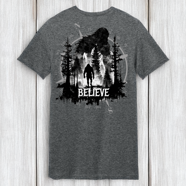 Bigfoot Sasquatch Believe Midweight T-Shirt