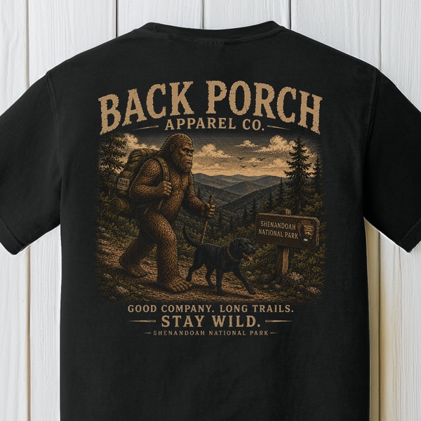 Shenandoah National Park Hiking Comfort Colors Graphic Tee