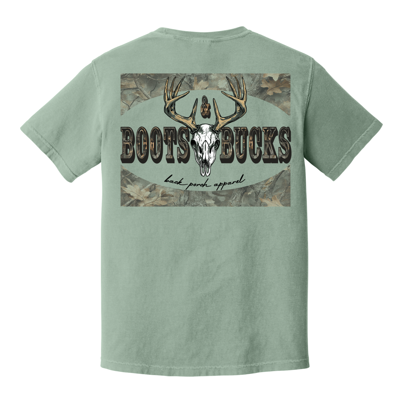 Back Porch Apparel Boots And Bucks Short Sleeve T-Shirt