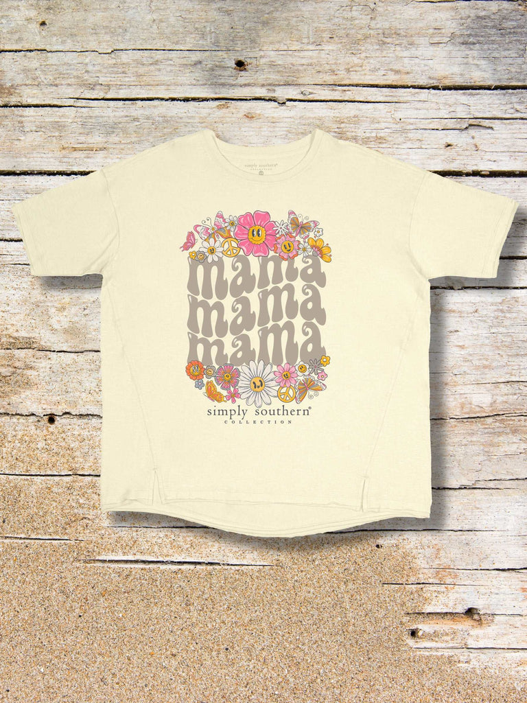 Blooming Mama Boxy Tee by Simply Southern