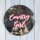 Country Girl Ceramic Car Coaster