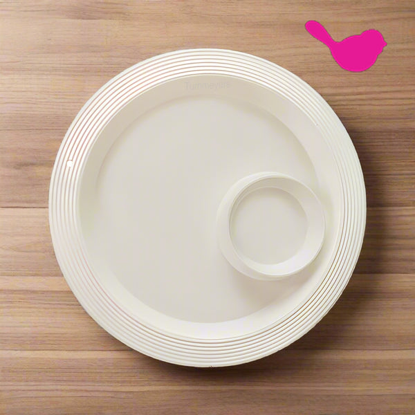 Nora Fleming Base Pinstripes Melamine Chip and Dip Tray