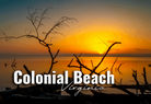 Colonial Beach Virginia Sunrise River 2"x3" Photo Magnet