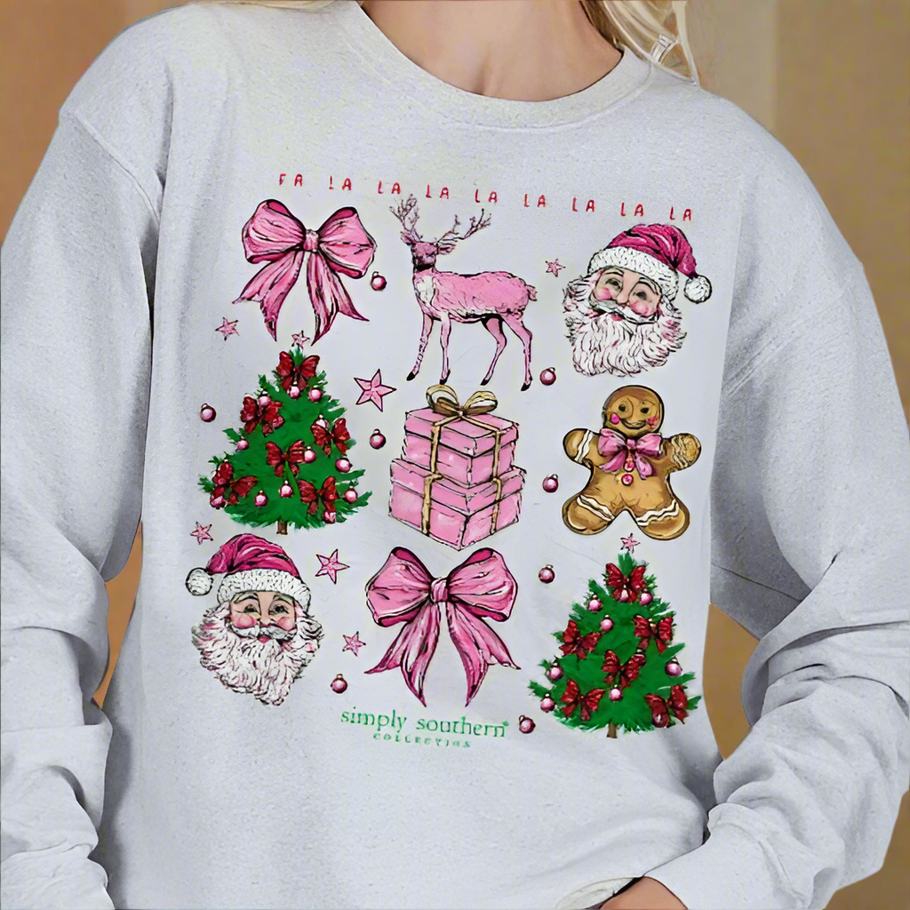 Simply Southern Christmas Trees Crew Sweatshirt