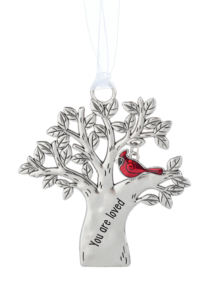 Beloved Cardinal Tree Ornament - Heartwarming Symbol of Affection