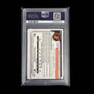 Jackson Holliday 2024 Bowman Chrome Rookie Auto Refractor PSA 9 back of card serial numbered 055/499