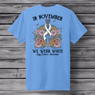 Lung Cancer Awareness Short Sleeve T-Shirt Back Porch Apparel