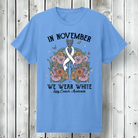 Lung Cancer Awareness Short Sleeve T-Shirt Back Porch Apparel