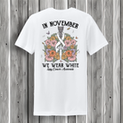 Lung Cancer Awareness Short Sleeve T-Shirt Back Porch Apparel