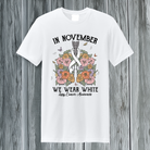 Lung Cancer Awareness Short Sleeve T-Shirt Back Porch Apparel