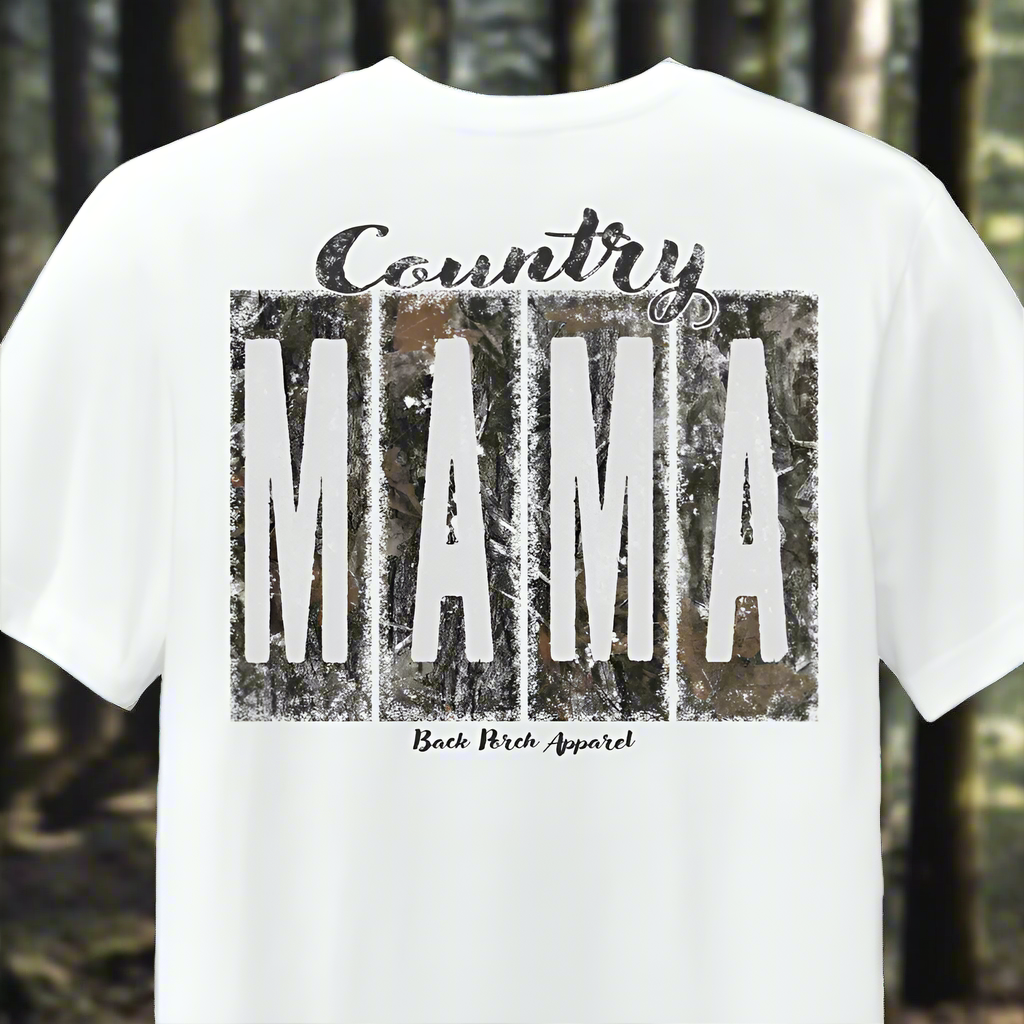 Back Porch Apparel Country MAMA Short Sleeve T-Shirt