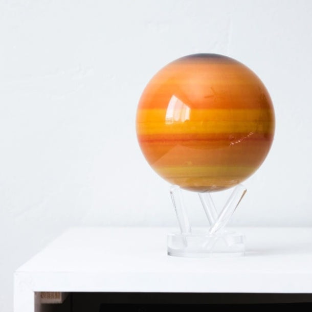 MOVA Planet Saturn Solar Powered Spinning Globe