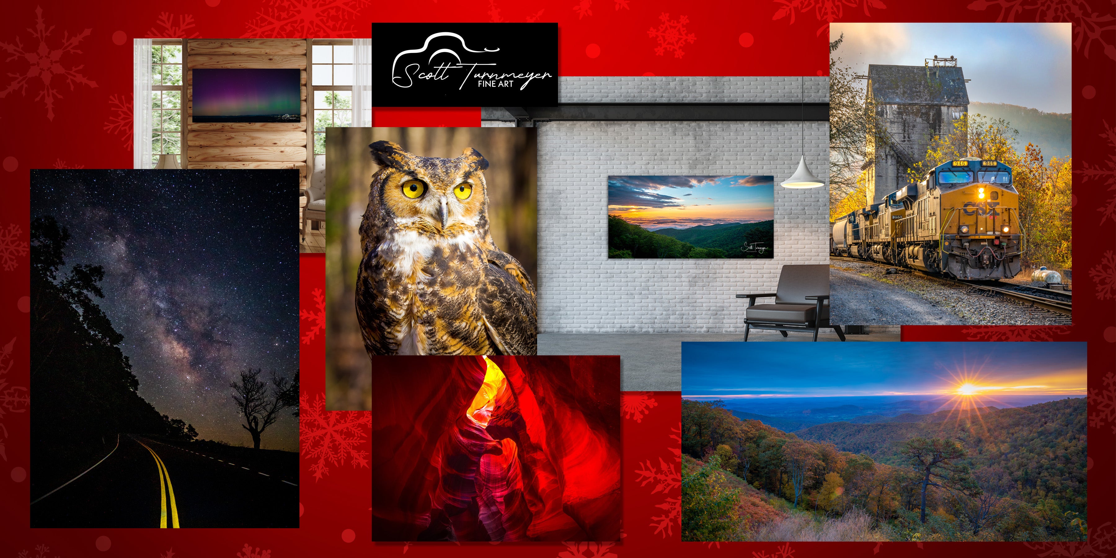 Fine art landscape photography by Scott Turnmeyer featuring scenic natural locations and wall art.