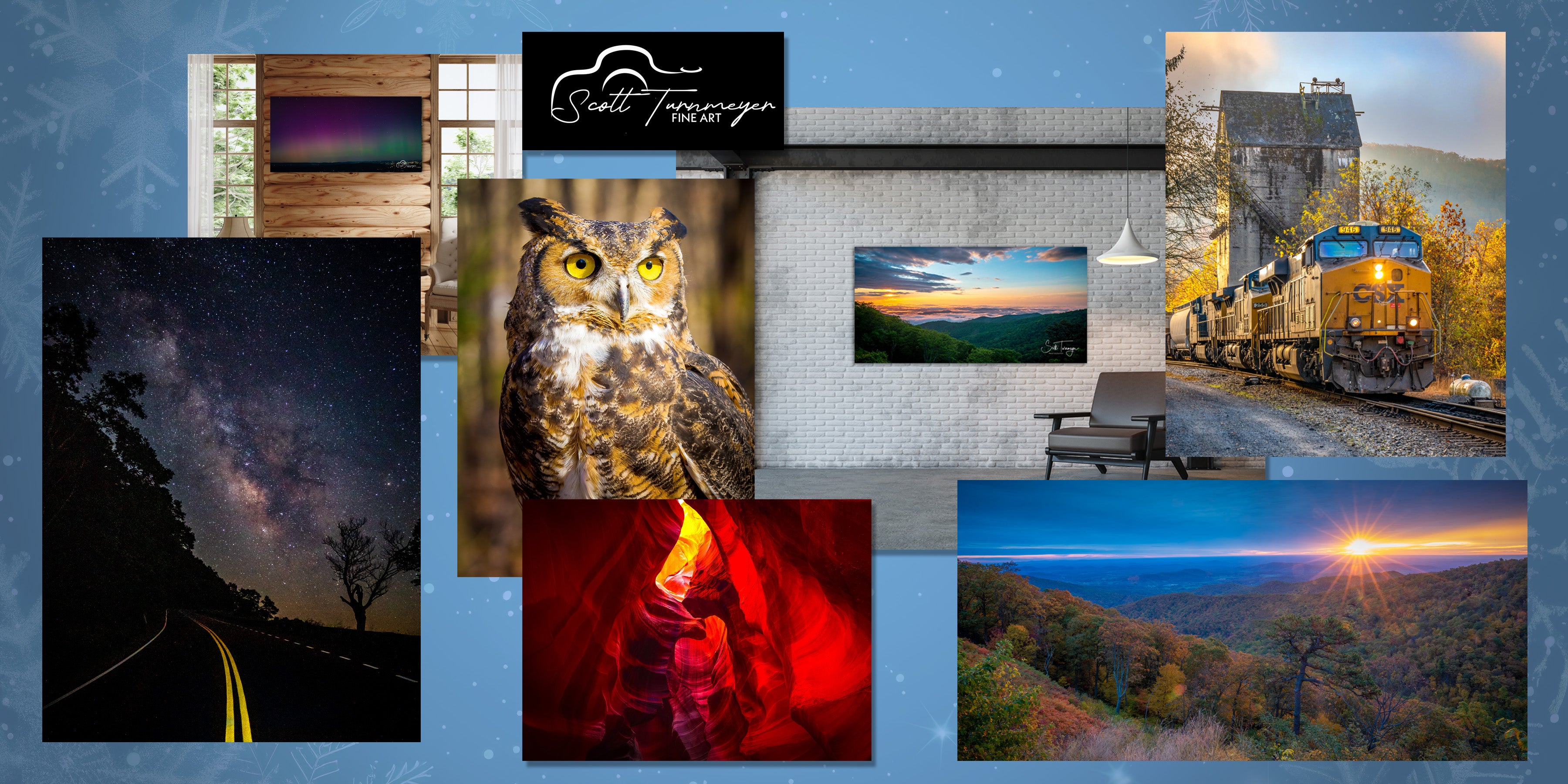 Fine art landscape photography by Scott Turnmeyer featuring scenic natural locations and wall art.
