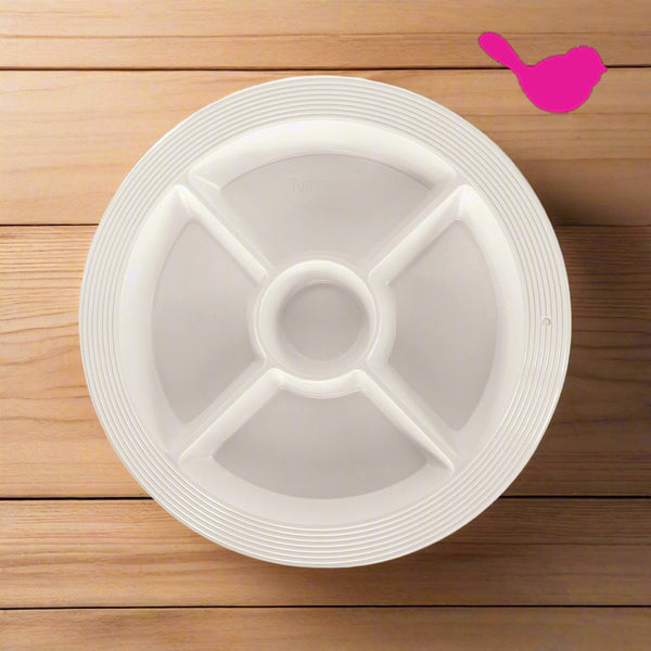 Nora Fleming Base Melamine Divided Dish Platter