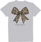 Simply Southern Women’s Camouflage Bow Short Sleeve Graphic T-Shirt Back View