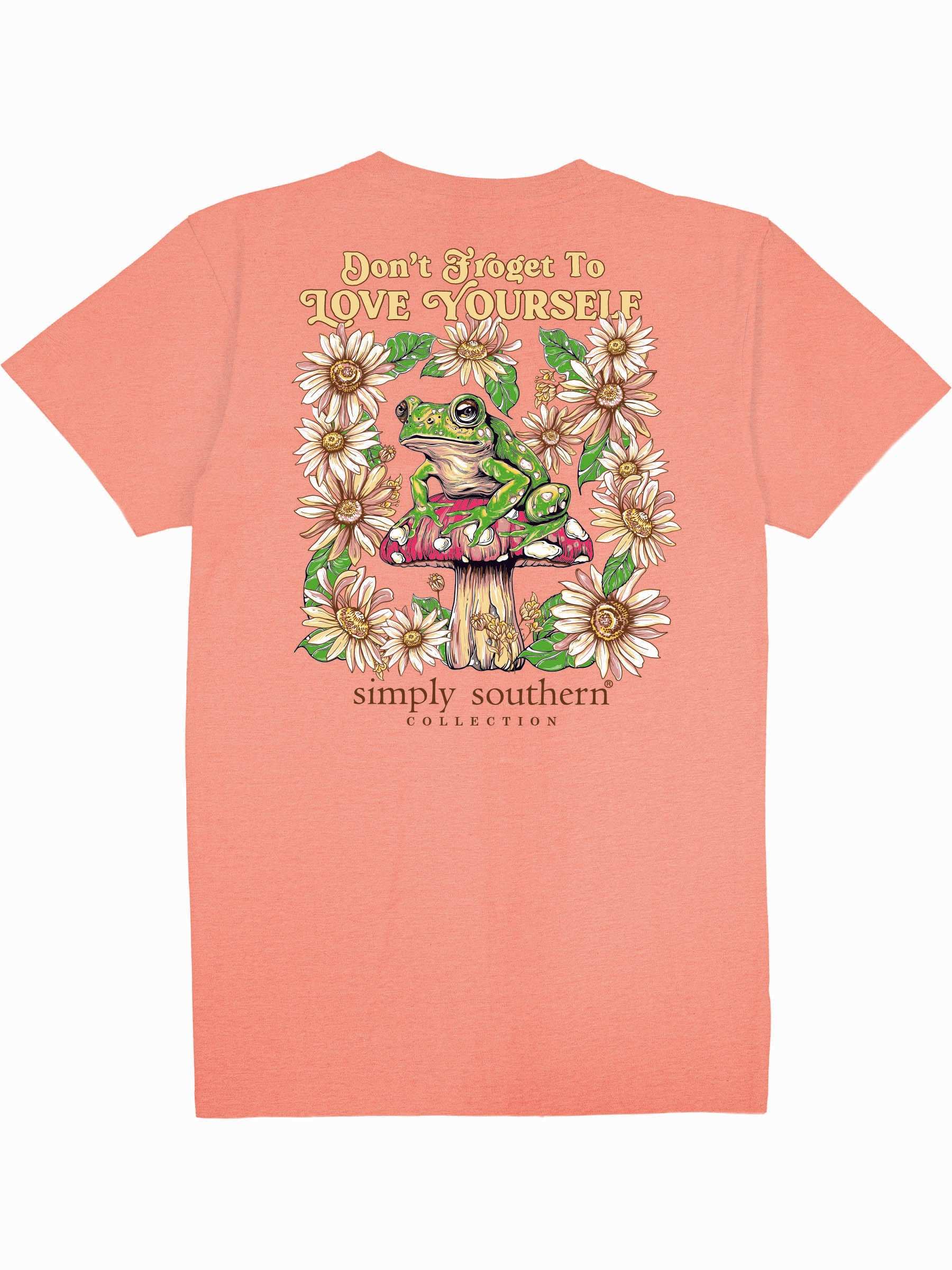 Simply Southern Women’s Don't Froget Short Sleeve Graphic T-Shirt Back View