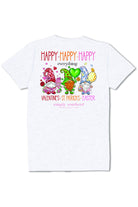 Simply Southern Women’s Happy Everything Short Sleeve Graphic T-Shirt Back View