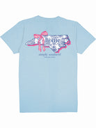 Simply Southern Women’s North Carolina is Home Foral with Ribbon Graphic T-Shirt Back View