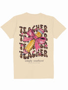 Simply Southern Women’s Teacher Short Sleeve Graphic T-Shirt Back View