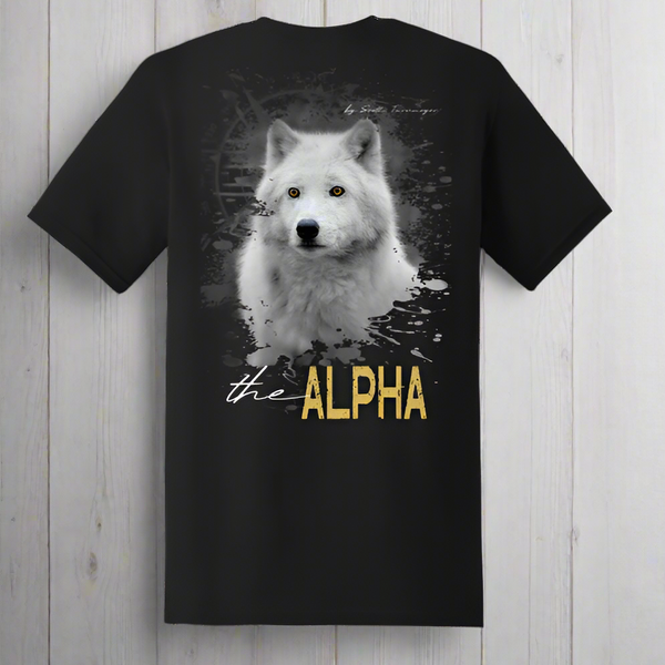 The Alpha T-Shirt – Arctic Wolf Design
