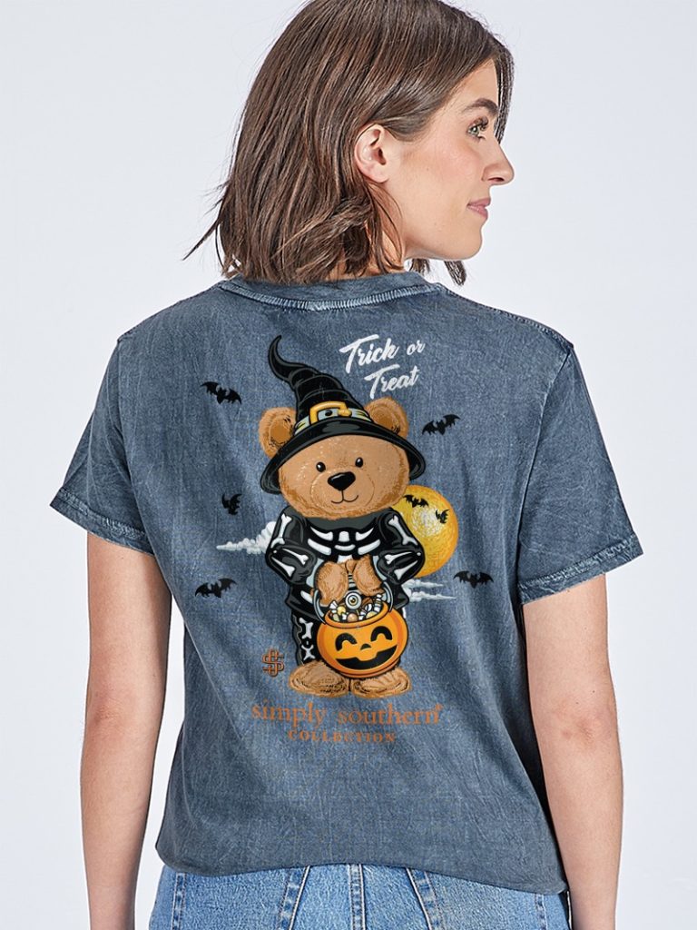 Simply Southern Teddy Witch Washed Short Sleeve Graphic T-Shirt