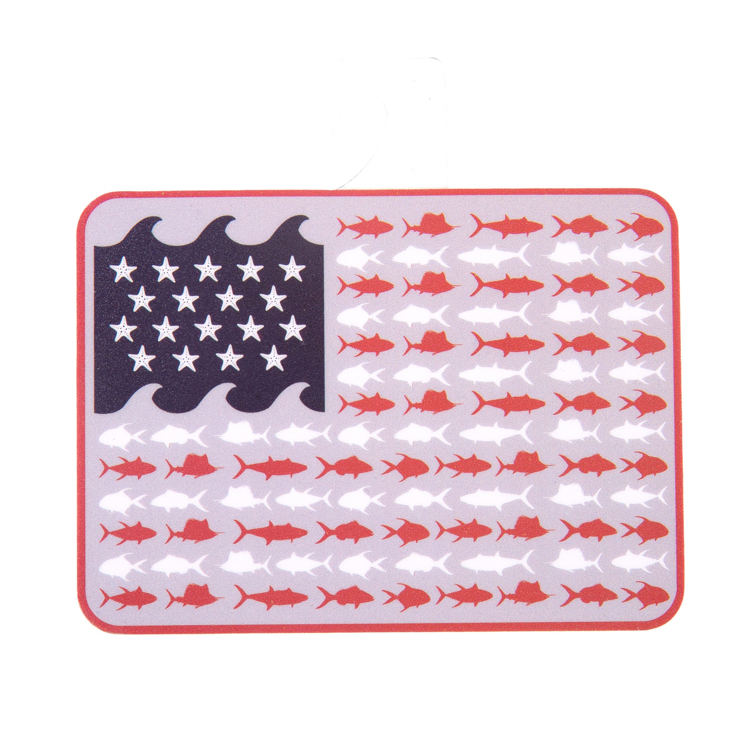 American Flag Vinyl Patch with Velcro